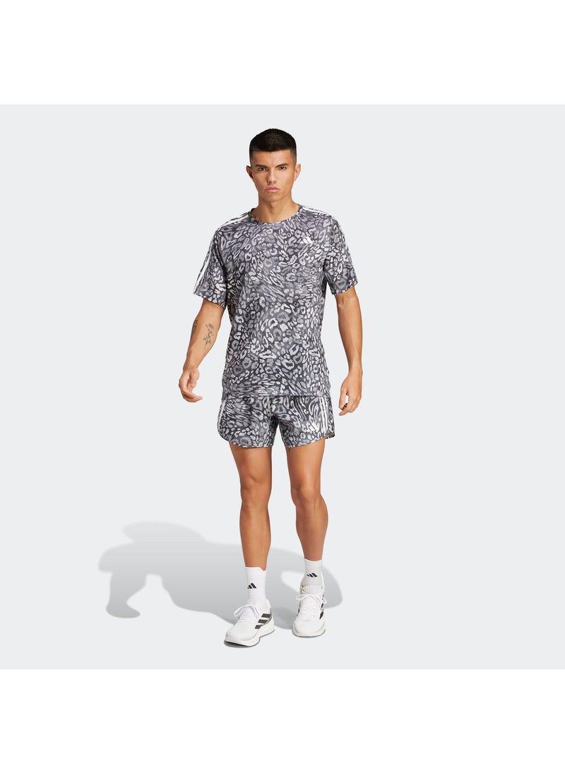 Adidas Own The Run Climacool 3 Stripes T-Shirt - Image 4